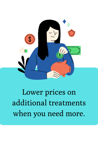Lower price membership savings